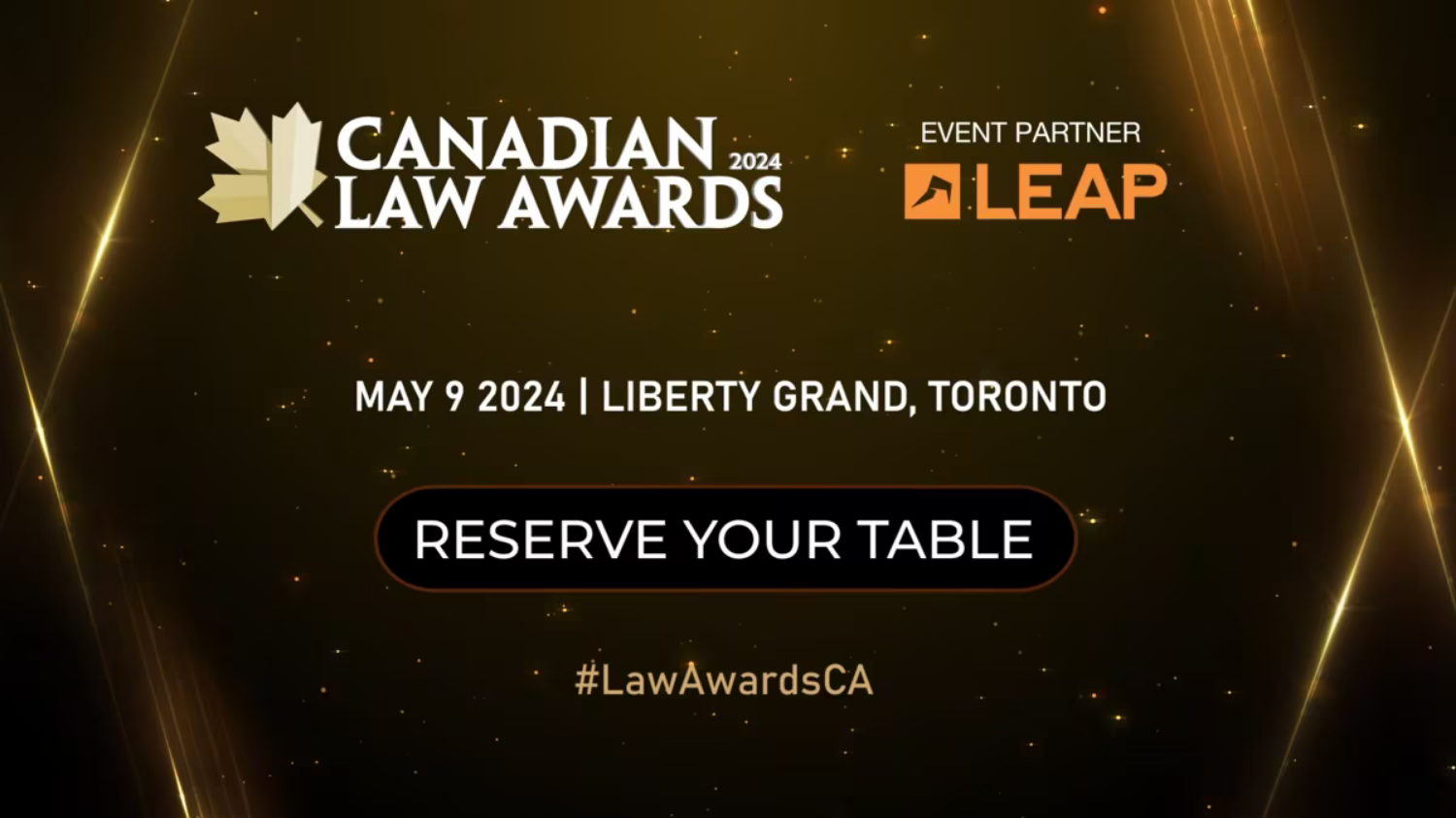 Canada's Finest Legal Professionals: Celebrate Excellence at the Canadian Law Awards!